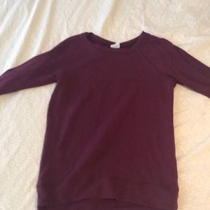 a long sleeve shirt.